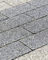 Изображение состаренной комбинированной тротуарной бетонной плитки Polbruk Prostokat
