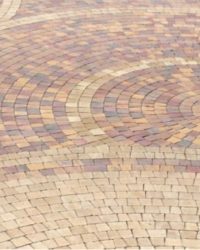 Изображение комбинированой тротуарной бетонной плитки Libet Piccola