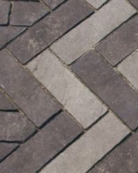 Изображение тротуарной бетонной комбинированной плитки Libet Stone Road