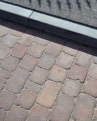 Изображение гладкой комбинированной тротуарной бетонной плитки Polbruk Napoli