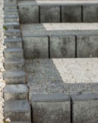 Изображение гладкой комбинированной тротуарной бетонной плитки Buszrem Piazza